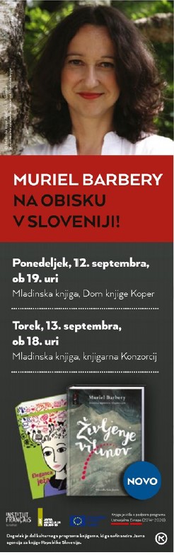 Muriel Barbery na obisku v Sloveniji