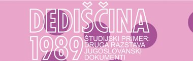 DEDIŠČINA 1989jpg